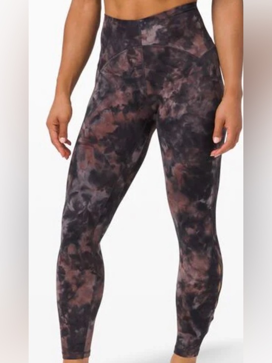 lululemon athletica Pants - lululemon unlimit Tight Keyhole 6 diamond dye graphite grey
